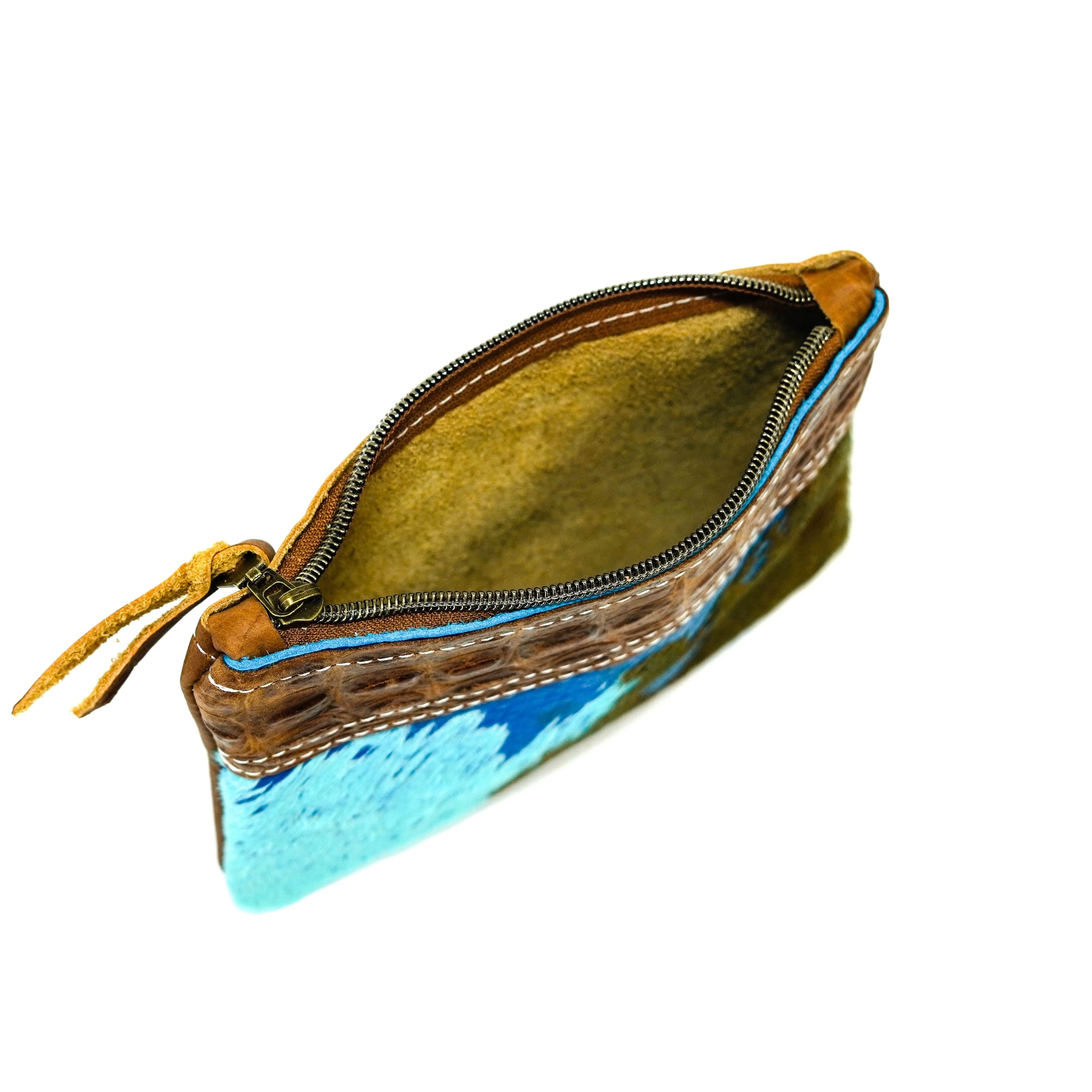 Purse Organizer - Tiffany Blue Acid w/ SPF Croc