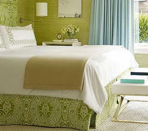 Quadrille Fabric: Veneto - Custom Maize on Tinted Belgian Linen / Cotton