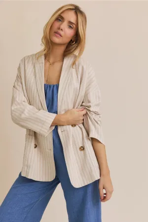 "Jessie" Linen Blazer