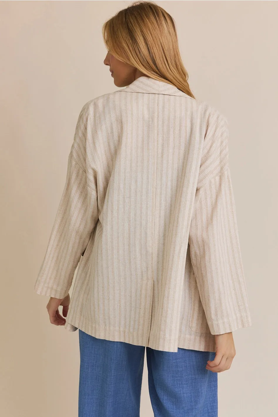 "Jessie" Linen Blazer