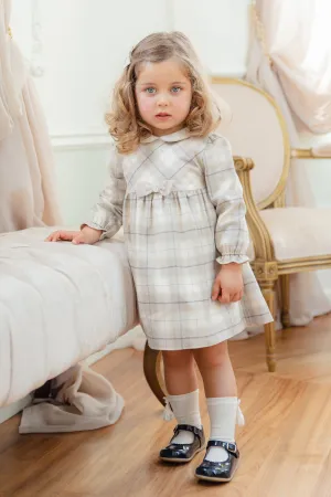 "Mira" Stone Tartan Dress