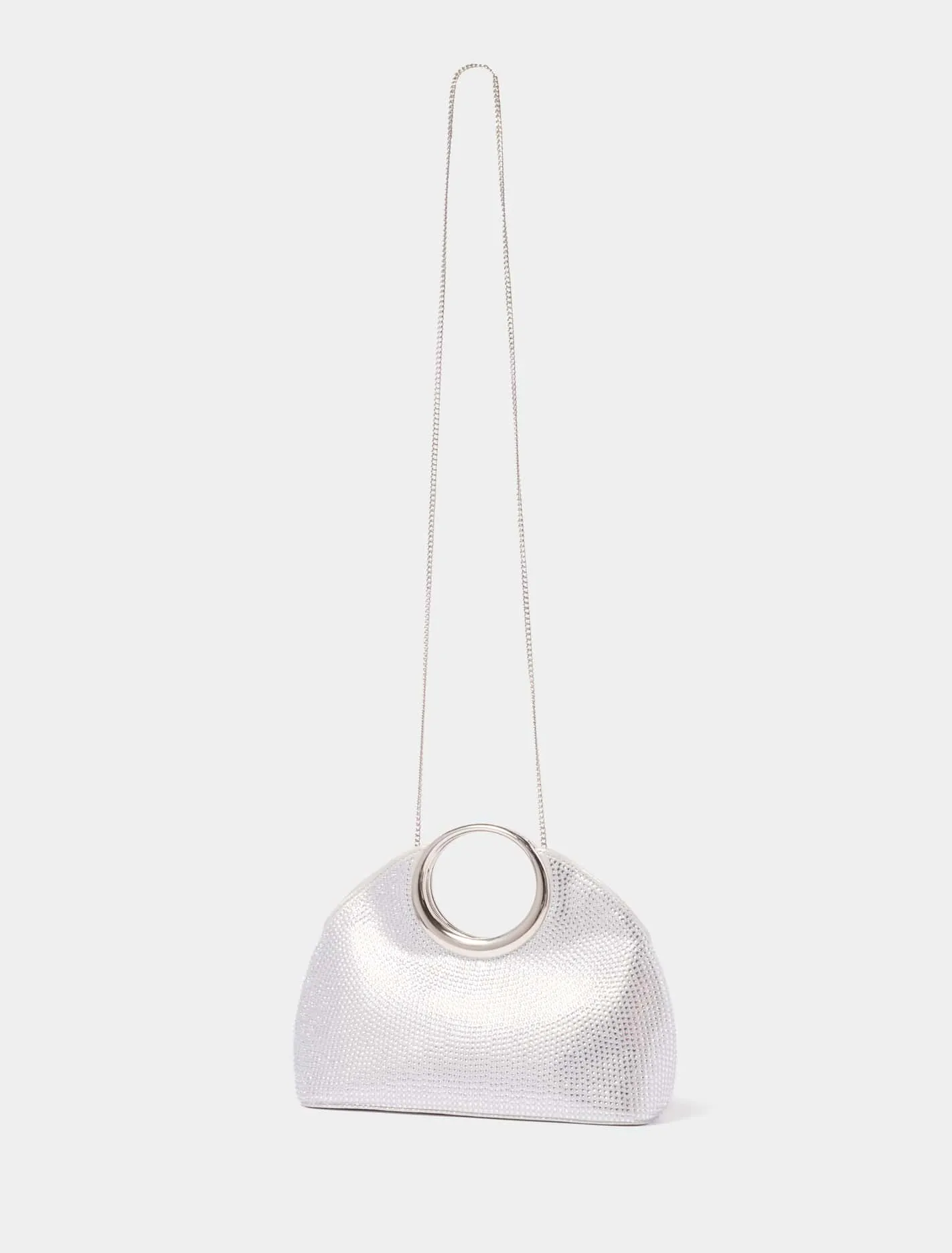 Rachel Round Handle Sparkle Clutch