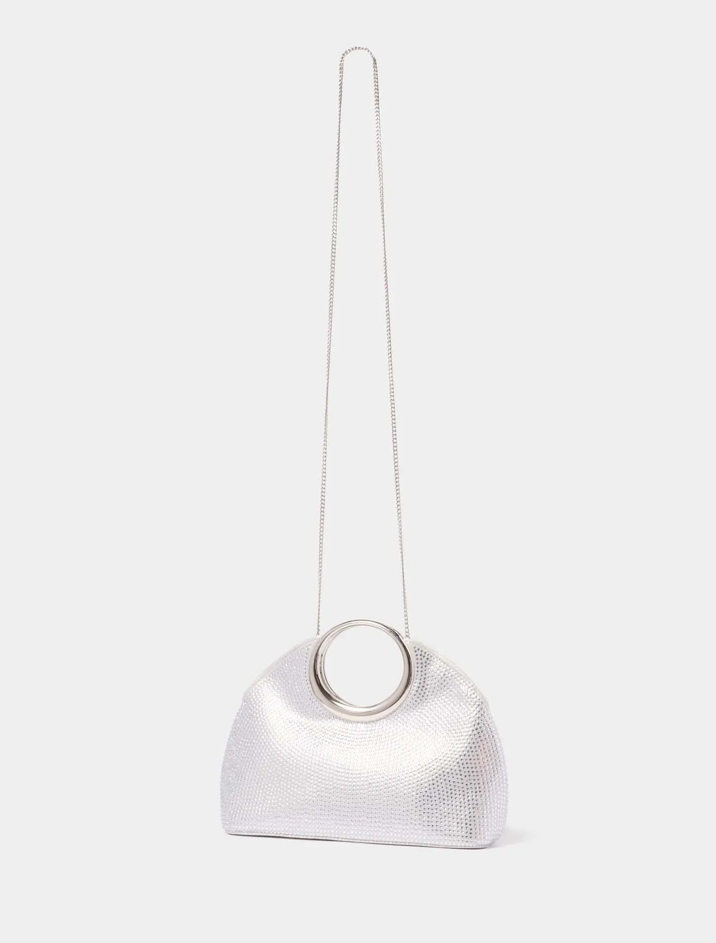 Rachel Round Handle Sparkle Clutch