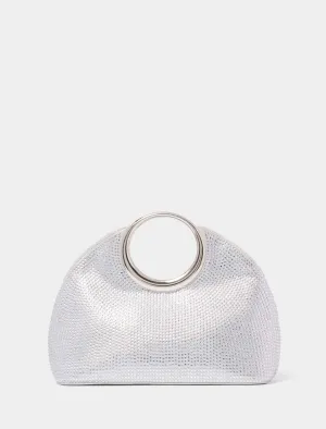Rachel Round Handle Sparkle Clutch