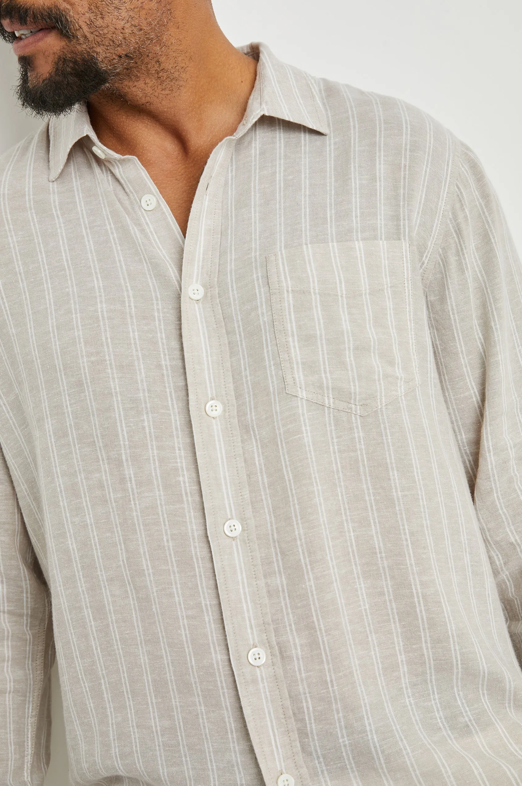 Rails Connor Linen Blend LS Woven Shirt