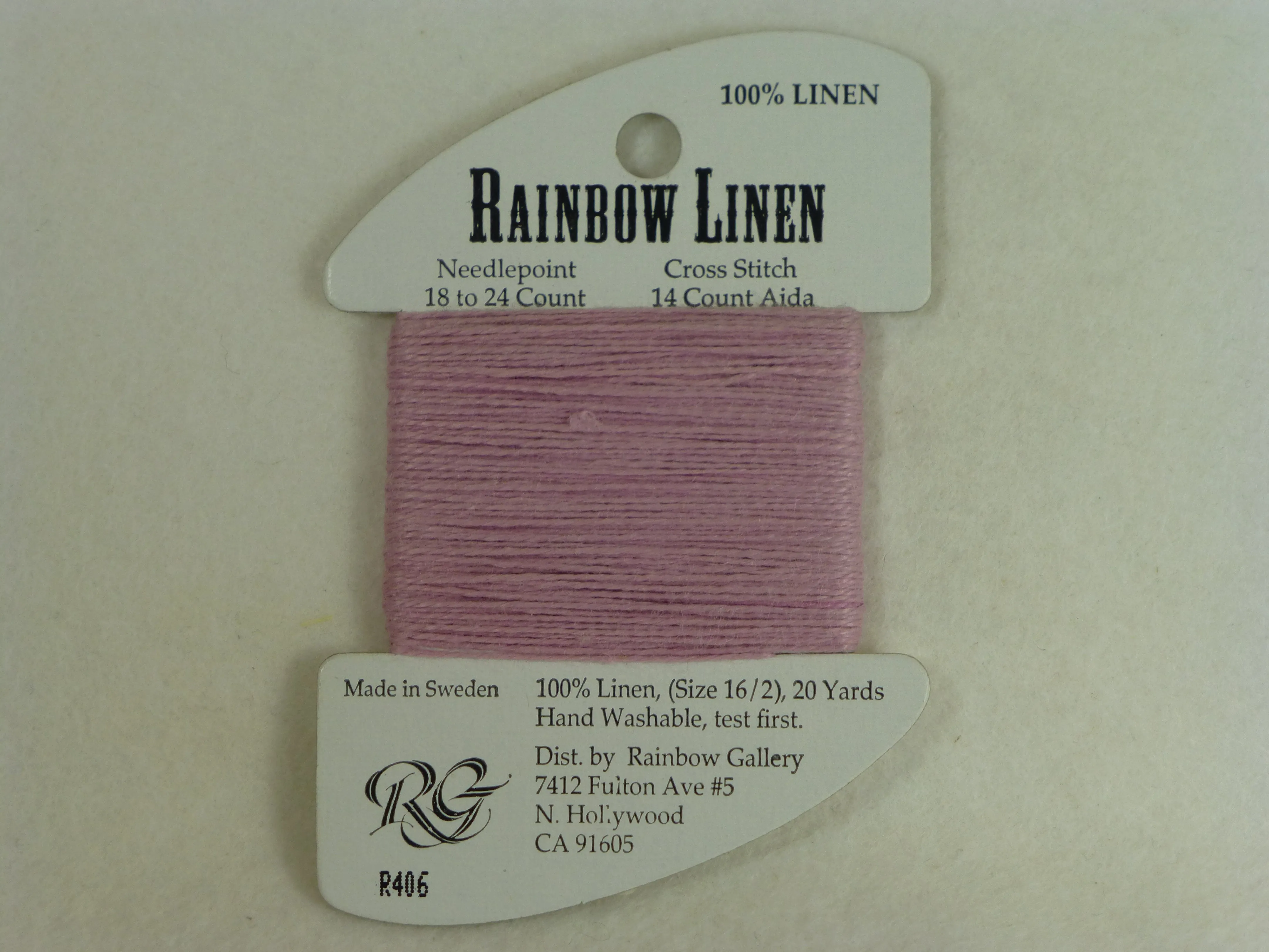 Rainbow Linen R406 Pale Mauve