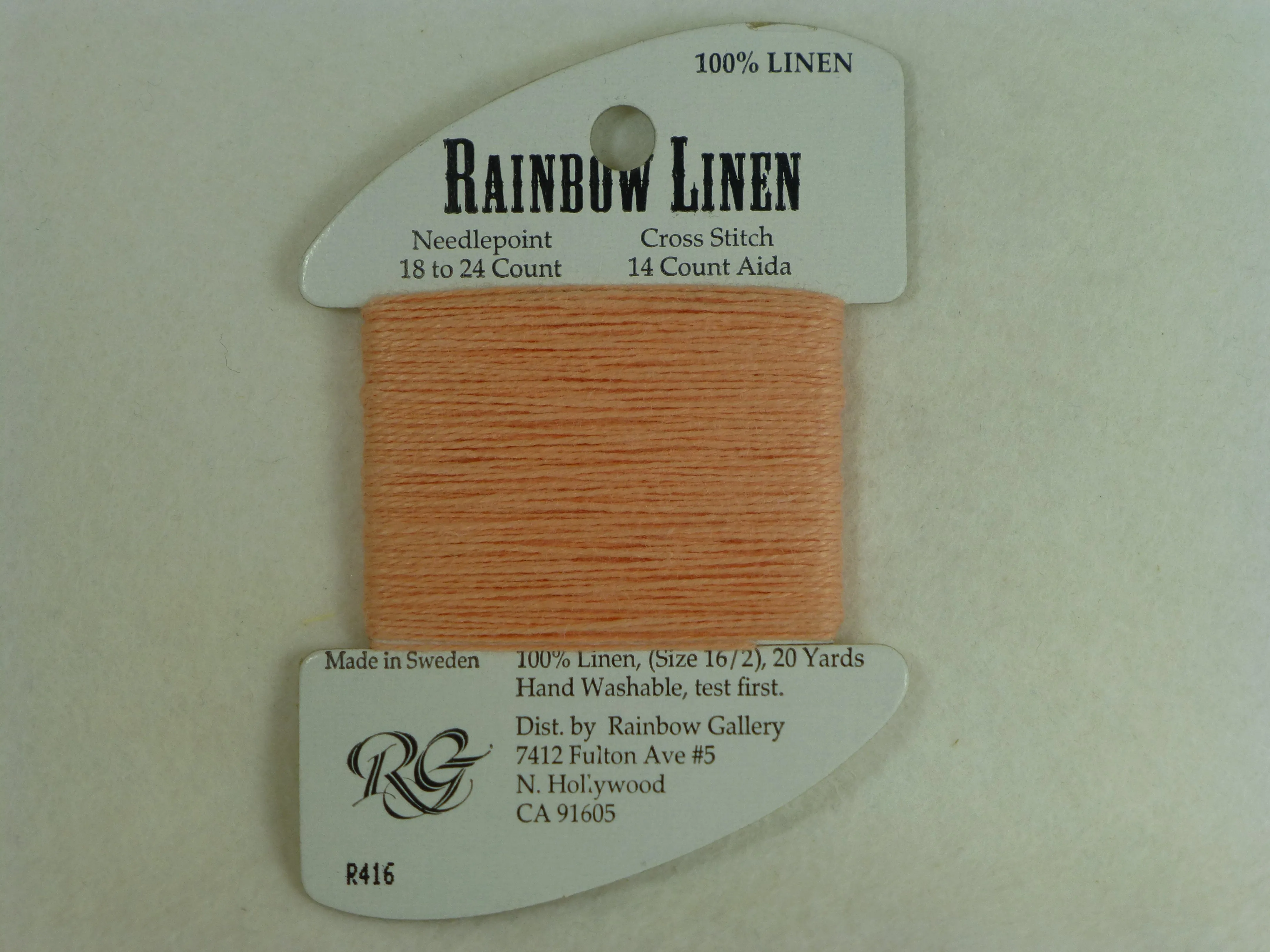 Rainbow Linen R416 Peach