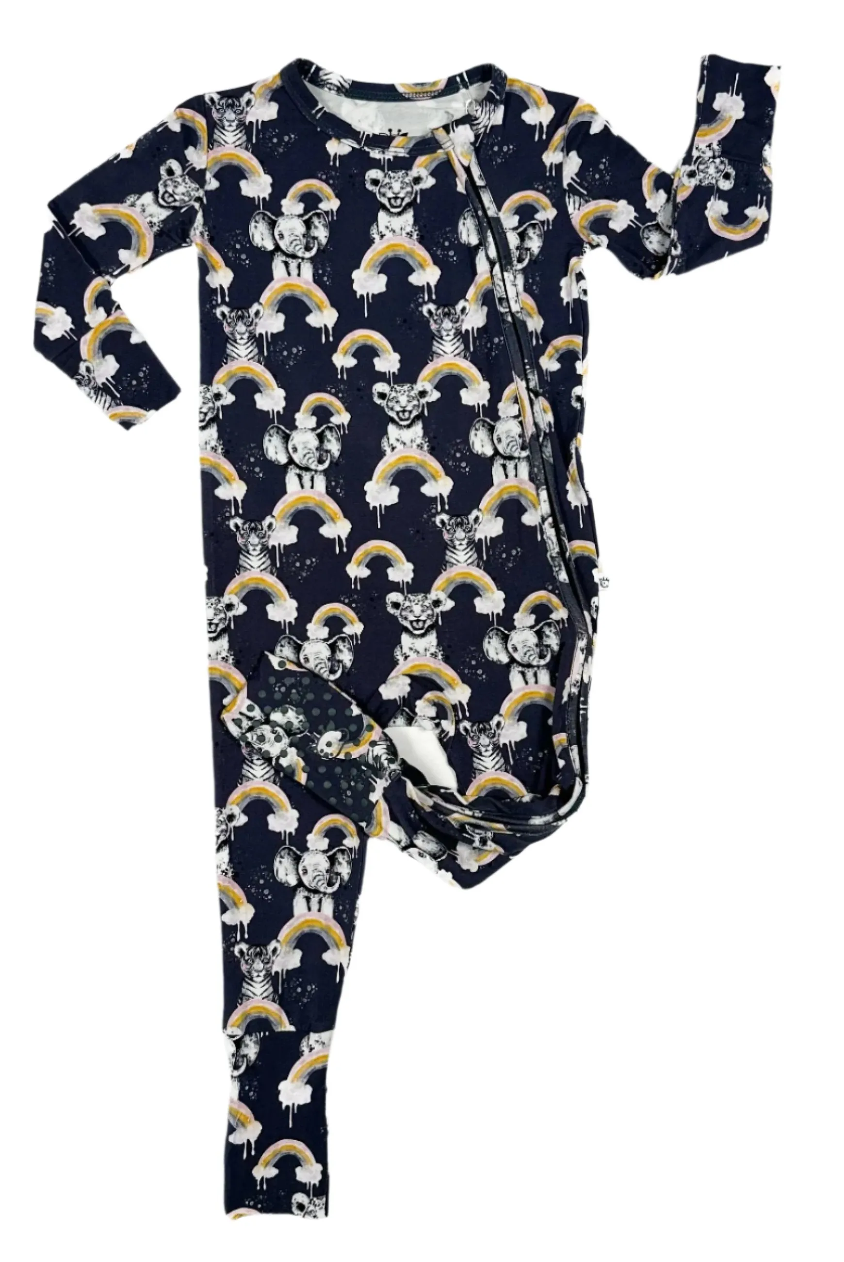 Rainbow Safari Convertible Footie