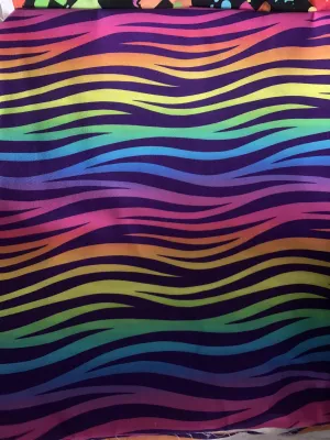 Rainbow Tiger stripe - Woven