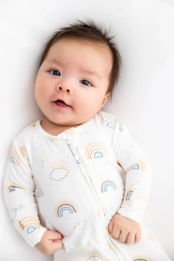 Rainbows Bamboo Convertible Footie