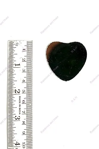 R&H Heart Mirrors 100 Grams for LIPPAN Art, Mirror Art, MUD and Mirror Art, Craft, Mosaic Art, Home Decorations ETC,. (3 CM)
