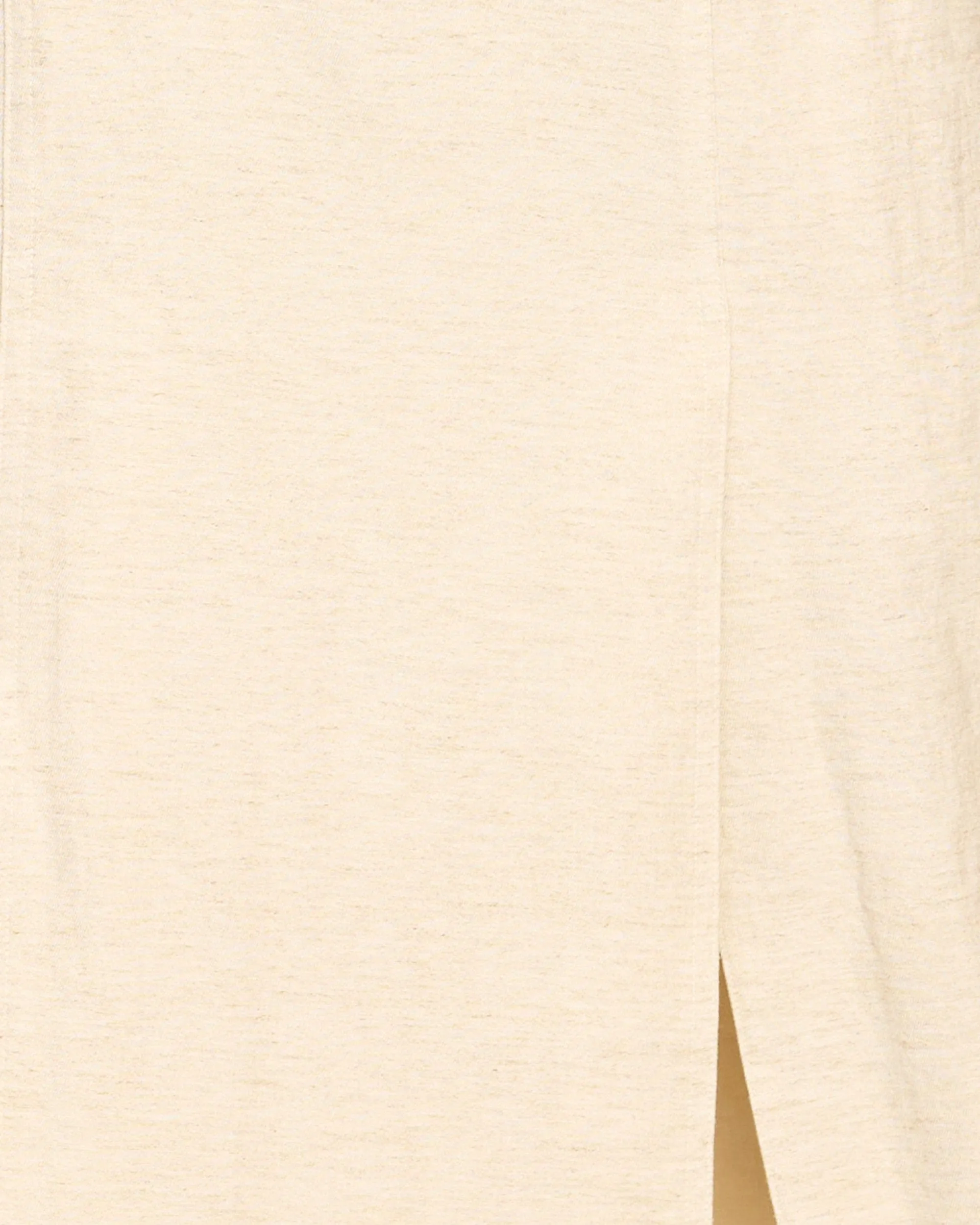 Ranni Front-Vent Linen-Blend Skirt