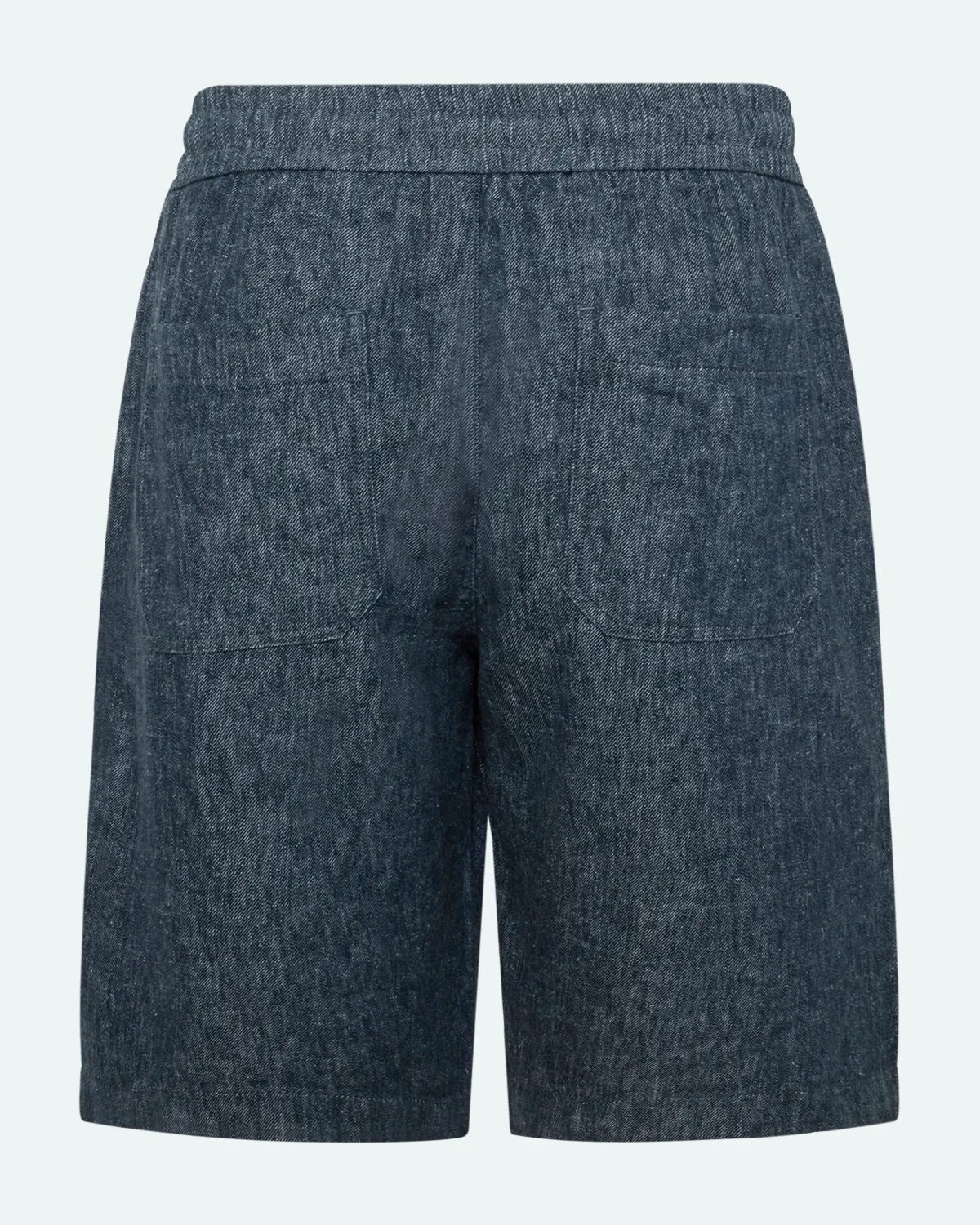 Raylan linen denim shorts 4128 - Sky Captain