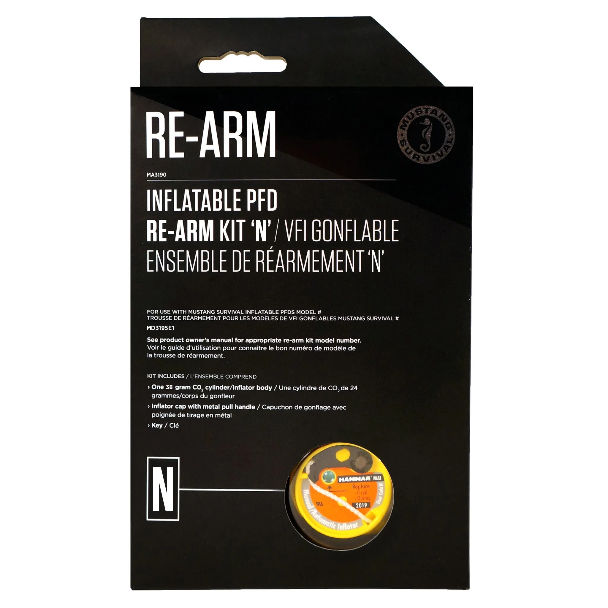 Re-arm Kit N - 38g Hammar w/ Metal Handle (ISO)