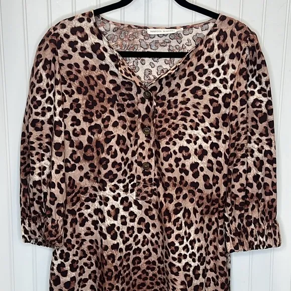 Rebecca Minkoff Vera Linen Blend Dress Size Large