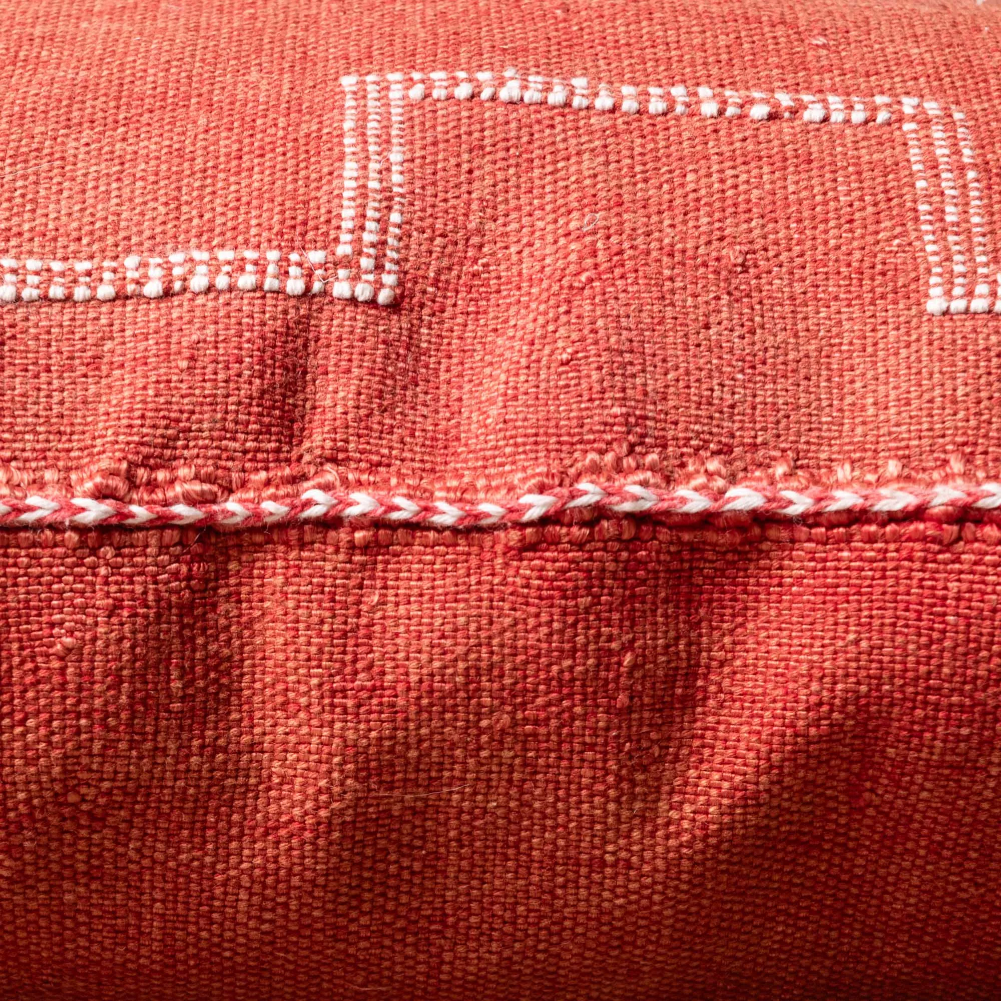 Red Cactus silk pillow cover