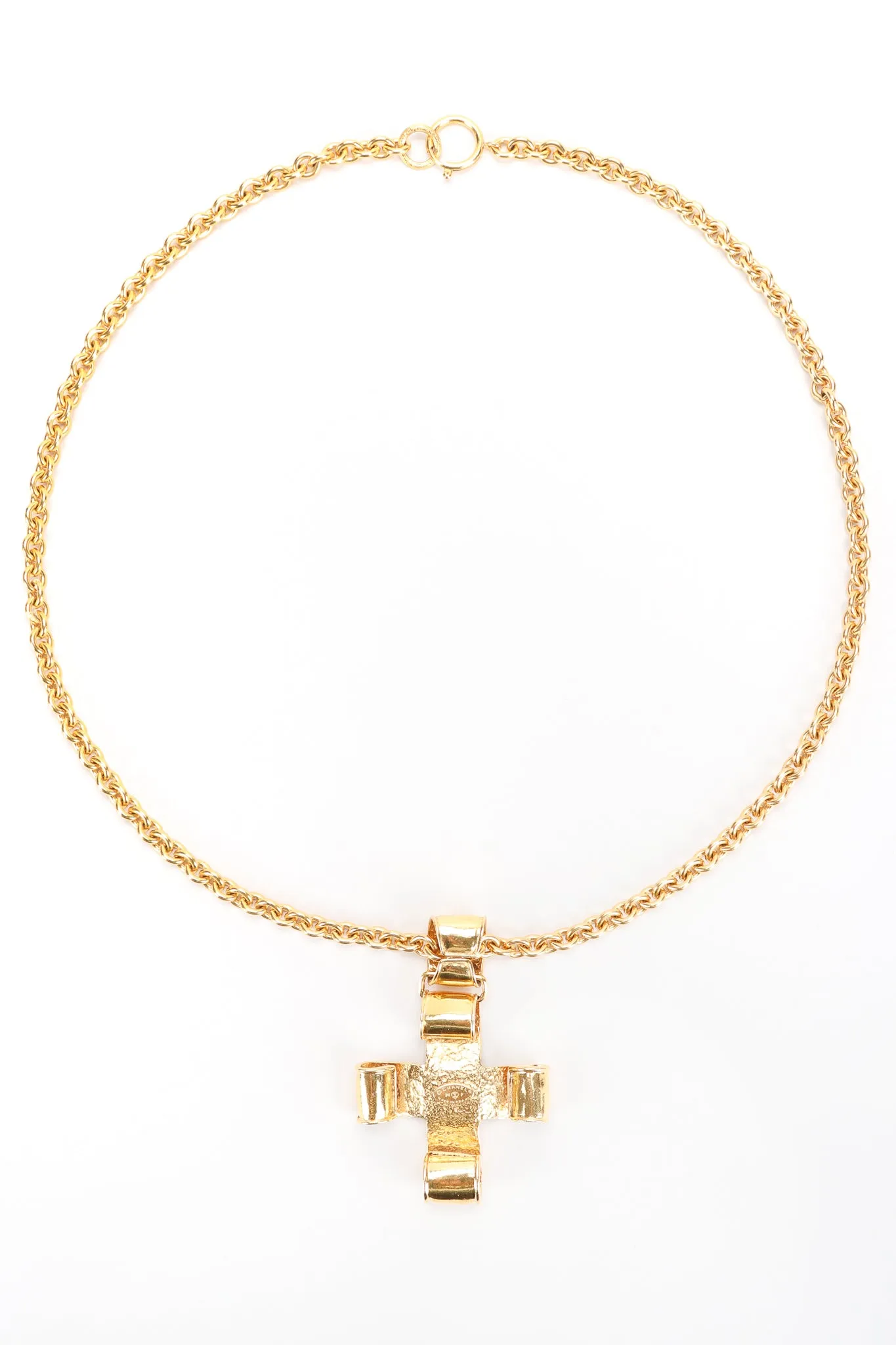 Ribbon CC Logo Pendant