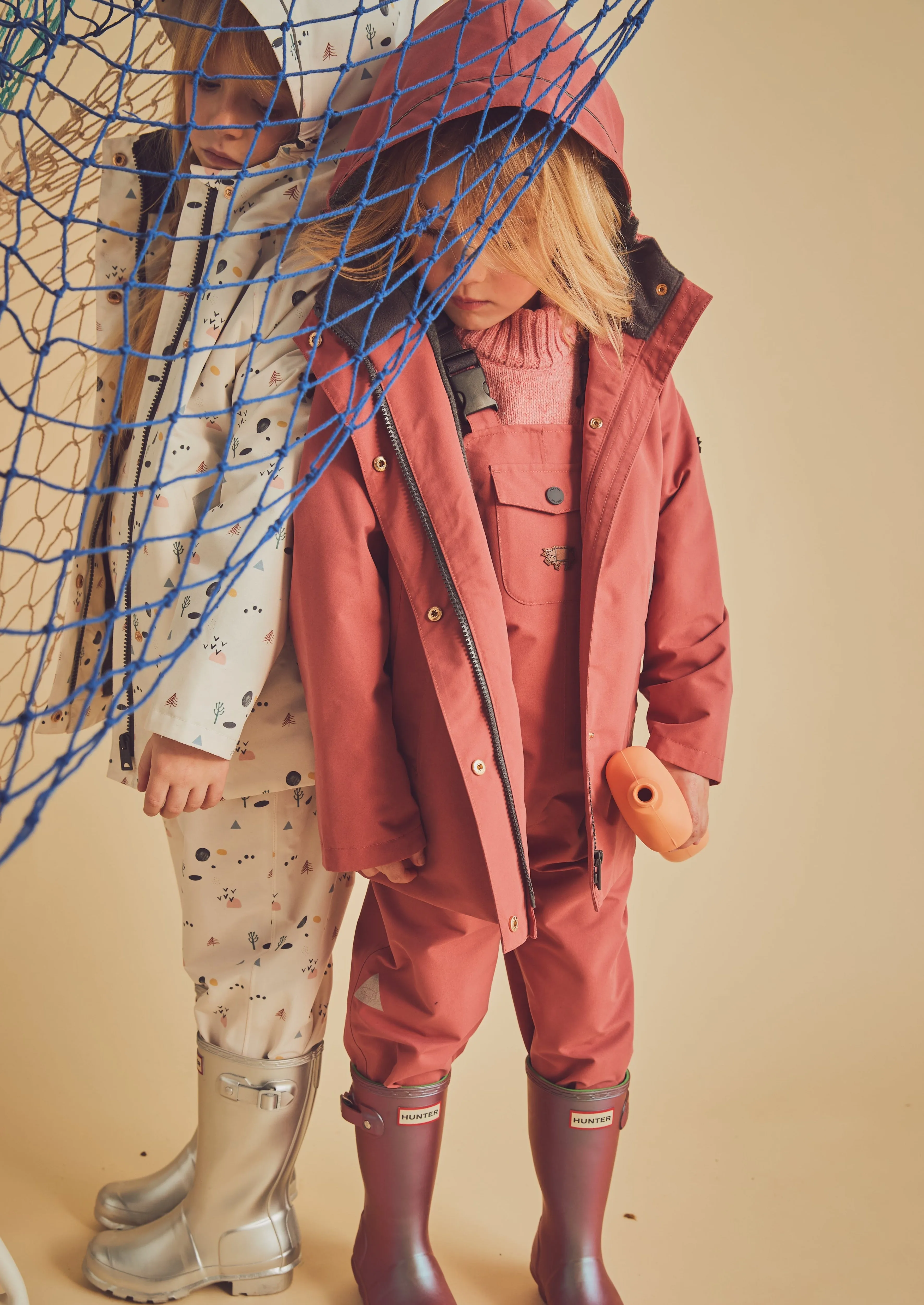 Rose Pink Waterproof Dungarees