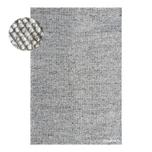 Rug - Roxburgh (Wool/Viscose) - 160x230cm - Flint Grey