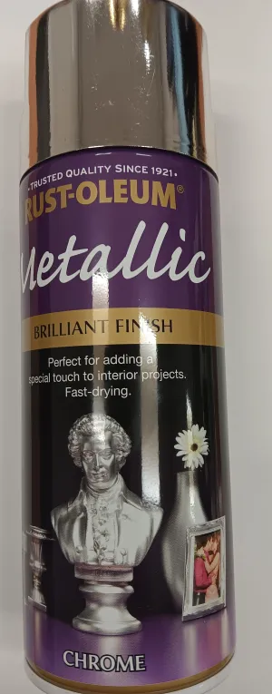Rust-oleum Metallic Paint Spray 400ml Silver