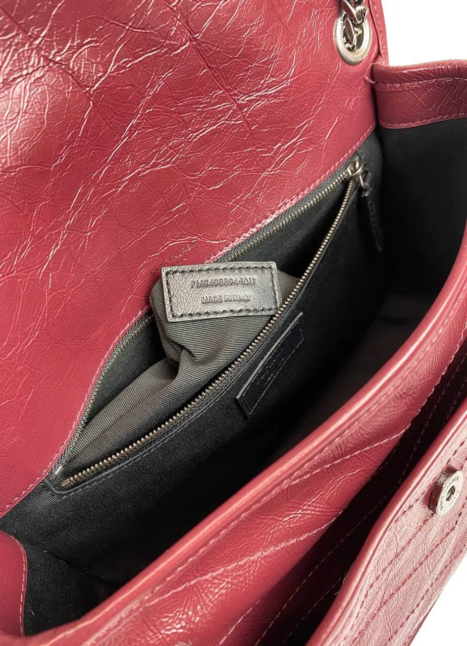 SAINT LAURENT NIKI BAGS red