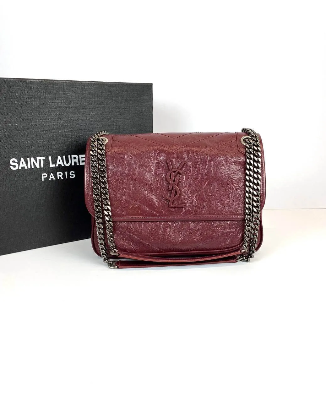 SAINT LAURENT NIKI BAGS red