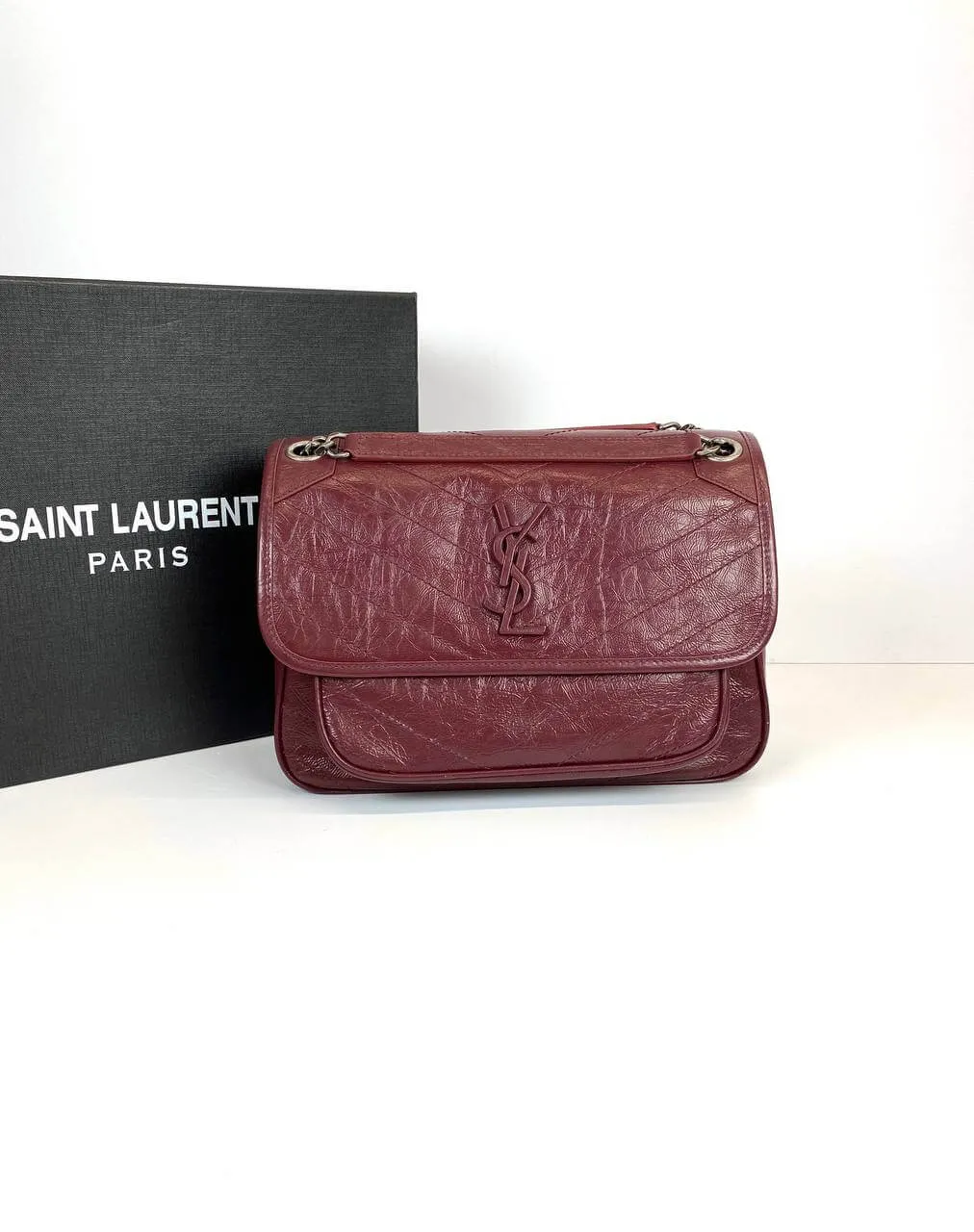 SAINT LAURENT NIKI BAGS red