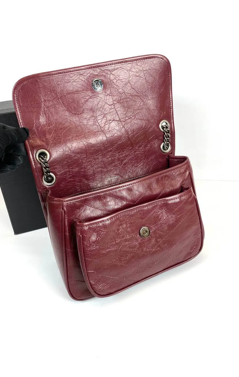 SAINT LAURENT NIKI BAGS red