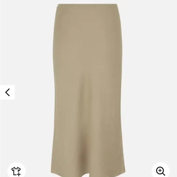Samsøe Samsøe Saagneta Linen Bias-Cut Skirt