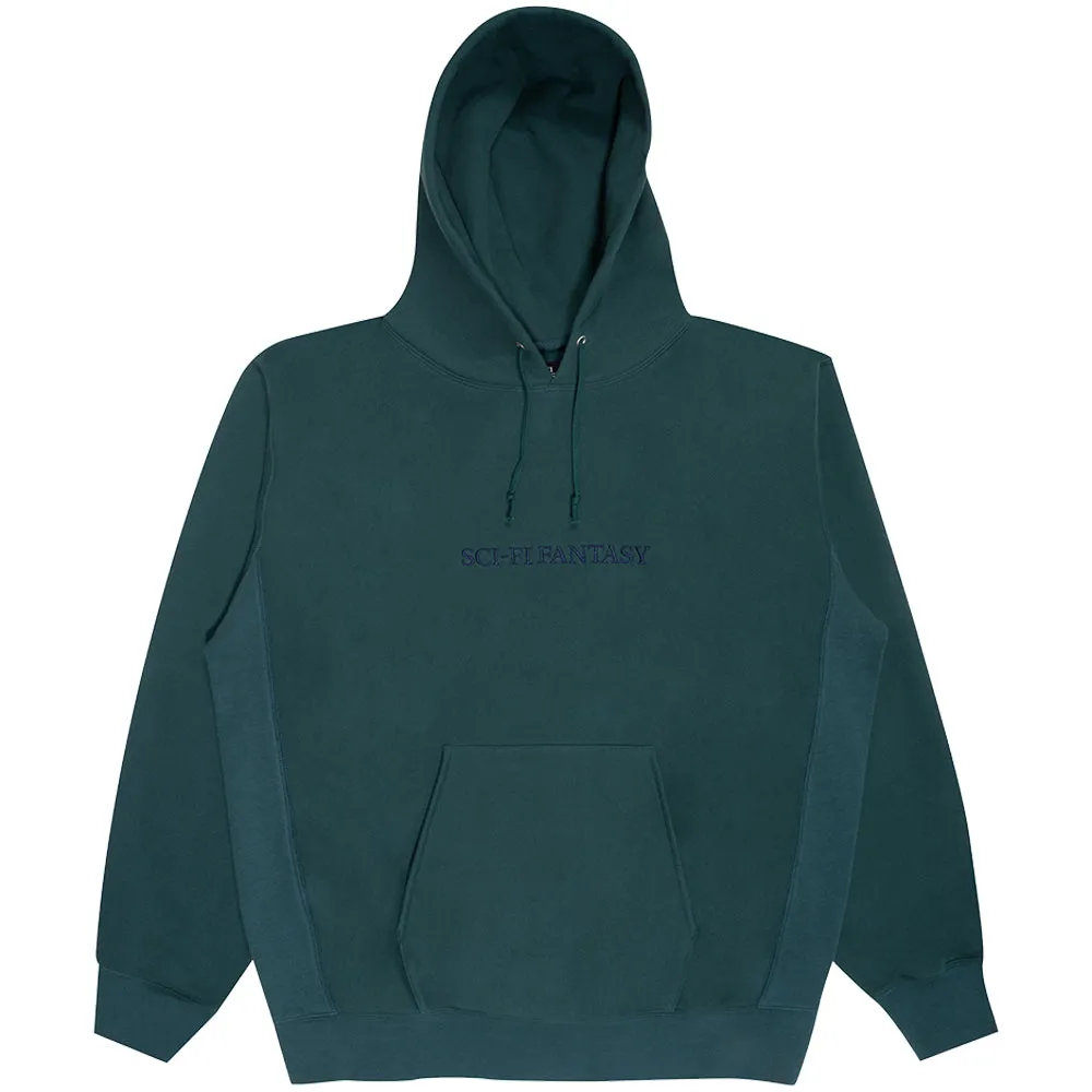 Sci-Fi Fantasy Logo Hood Dark Moss