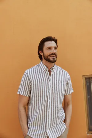 Scoot Linen Shirt | Rain Drum