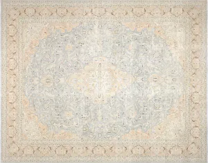 Semi Antique Persian Kashan Rug - 12'10" x 16'3"