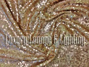 SEQUIN LINEN - CHAMPAGNE