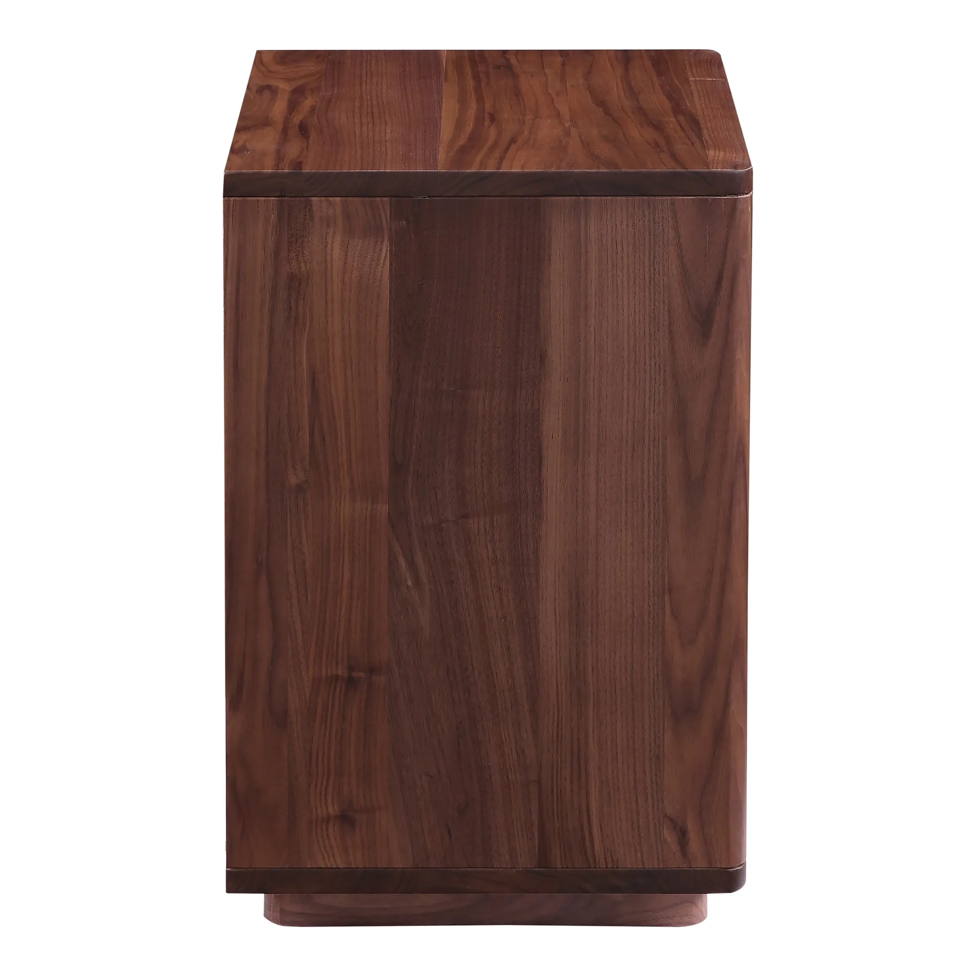 Serene Walnut Bedside Organizer