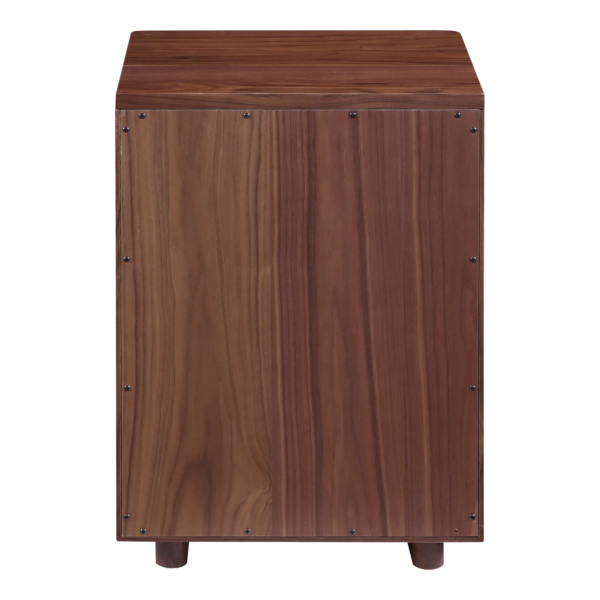 Serene Walnut Bedside Organizer