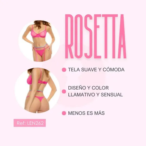 Set de lencería rosetta