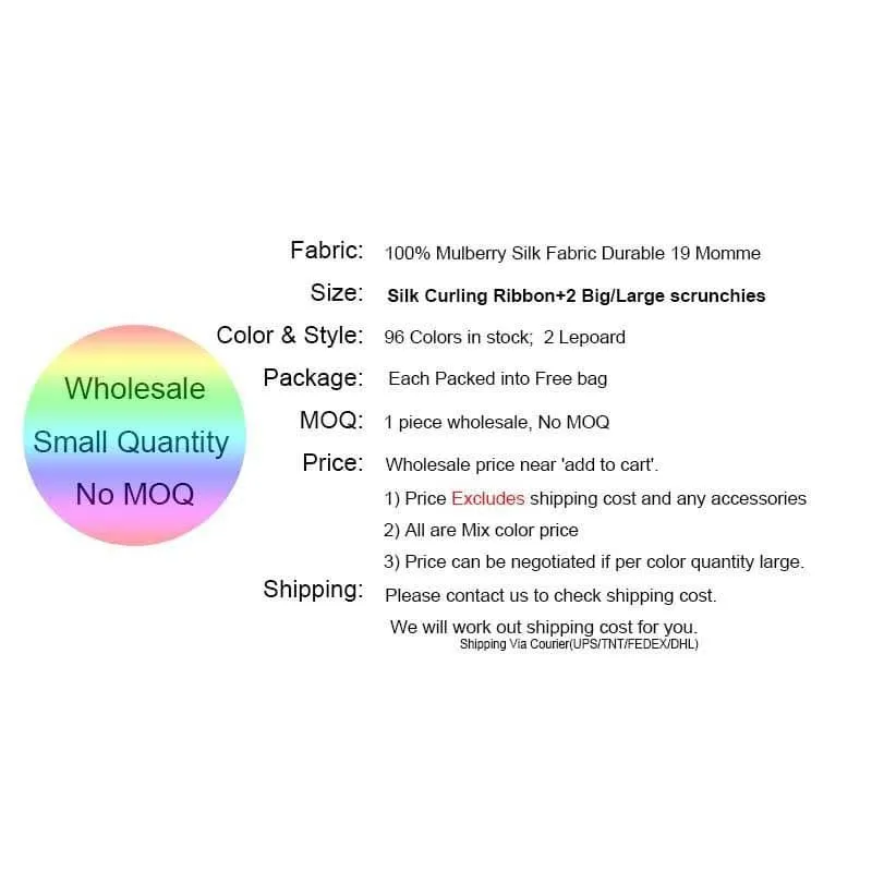 Silk Heatless Curling Ribbon -custom and wholesale