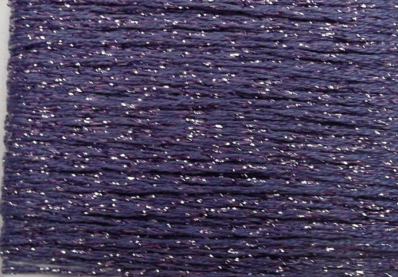 Silk Lame Braid 13 Count- Blues, Purples, Greens,