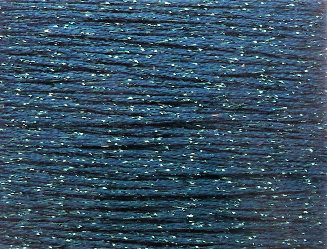 Silk Lame Braid 13 Count- Blues, Purples, Greens,