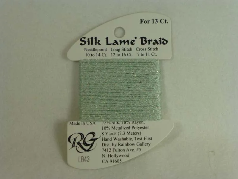 Silk Lame Braid LB43 Lite Mint
