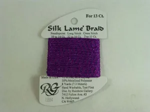 Silk Lame Braid LB84 Dark Orchid