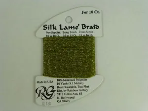 Silk Lame Braid SL130 Moss