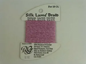 Silk Lame Braid SL182 Chateau Rose