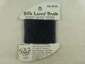 Silk Lame Braid SL201 Gunmetal