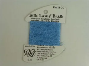 Silk Lame Braid SL49 China Blue