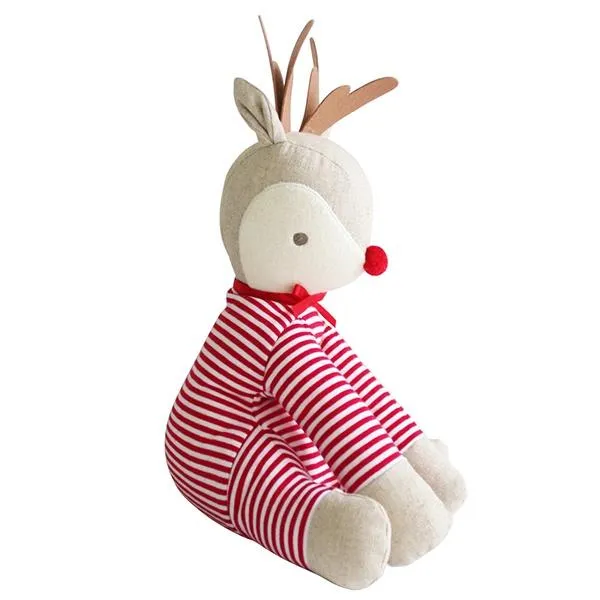 Sitting Rudolph Red Stripe