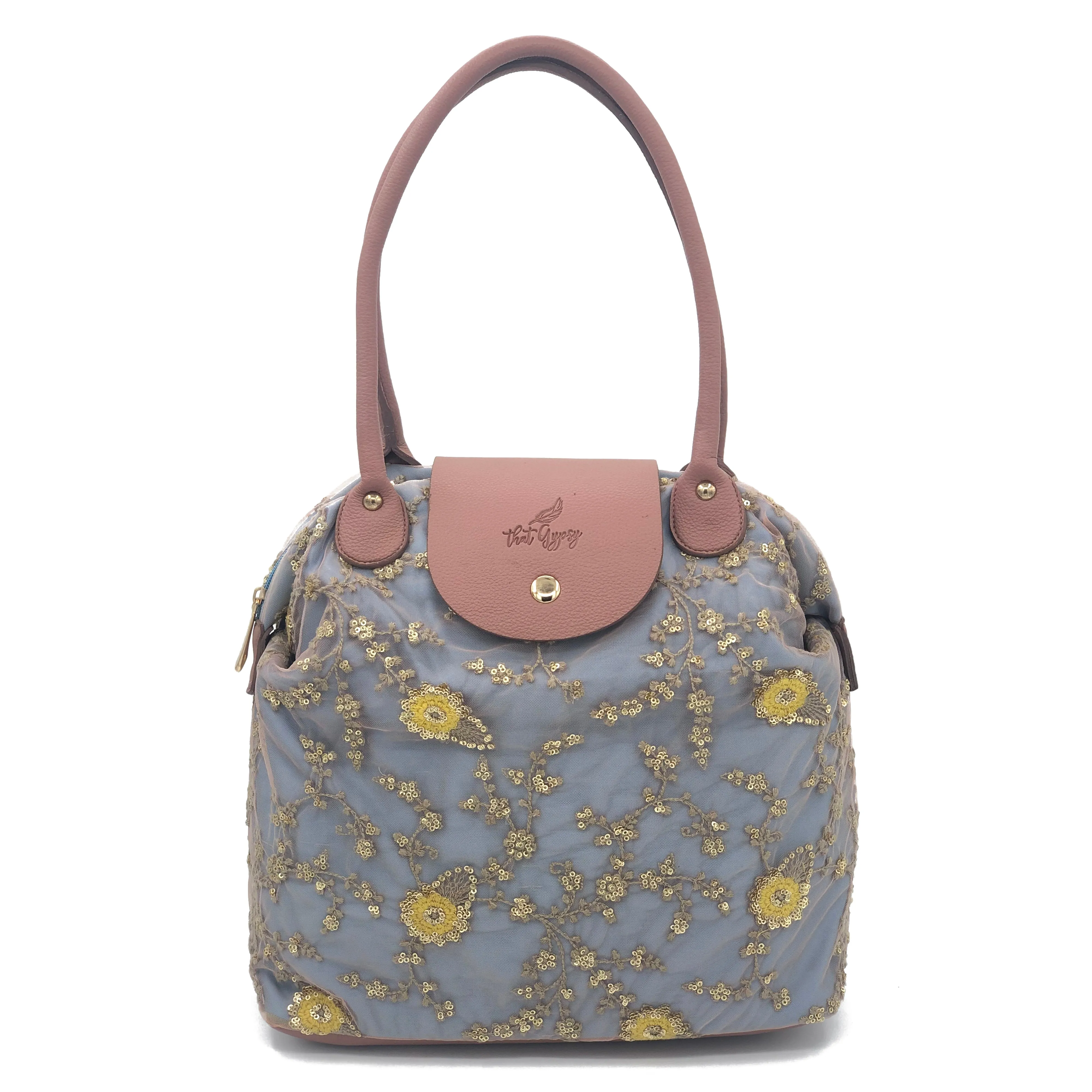 Sky Blue Haven | Lace Bag