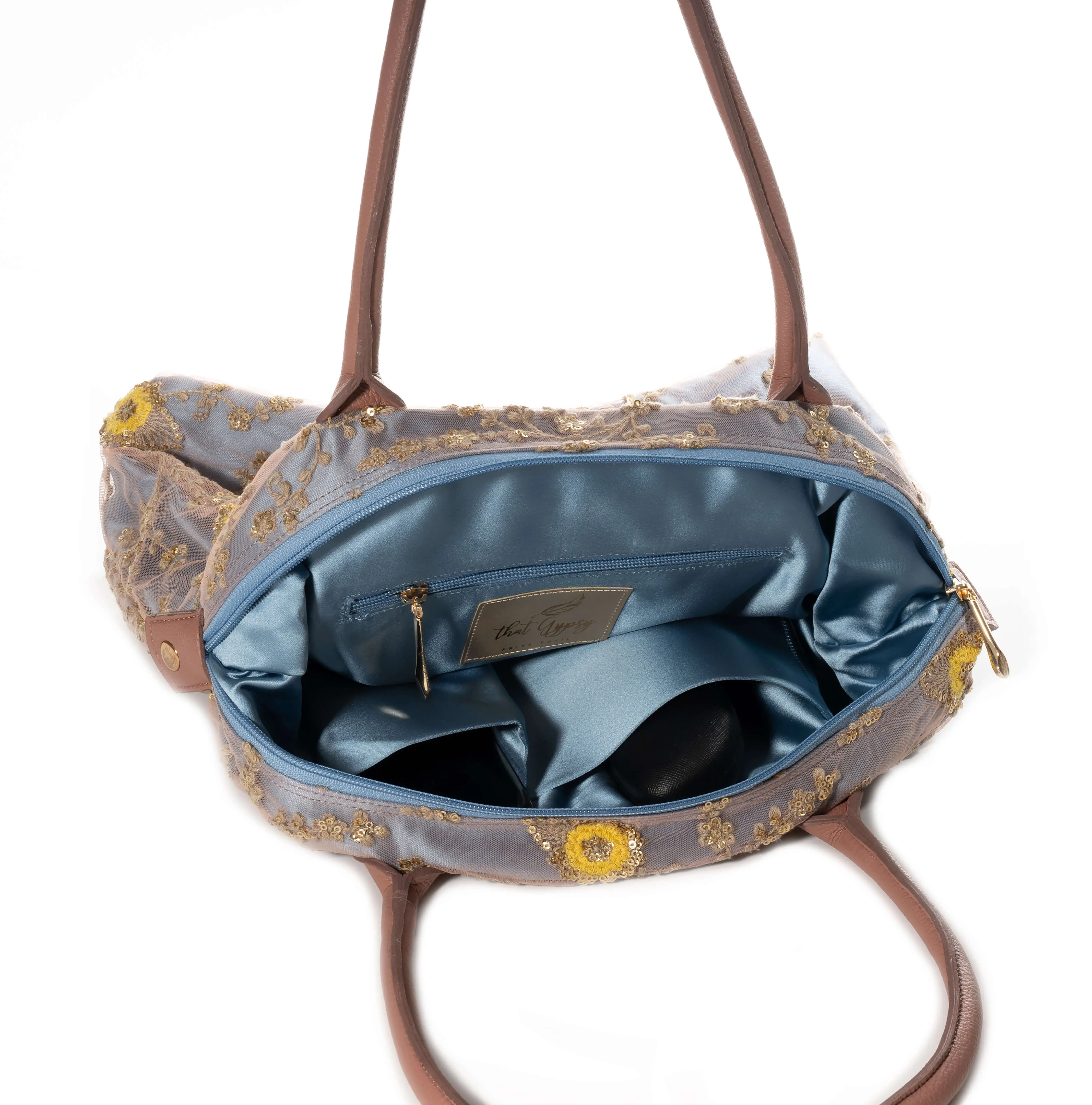 Sky Blue Haven | Lace Bag