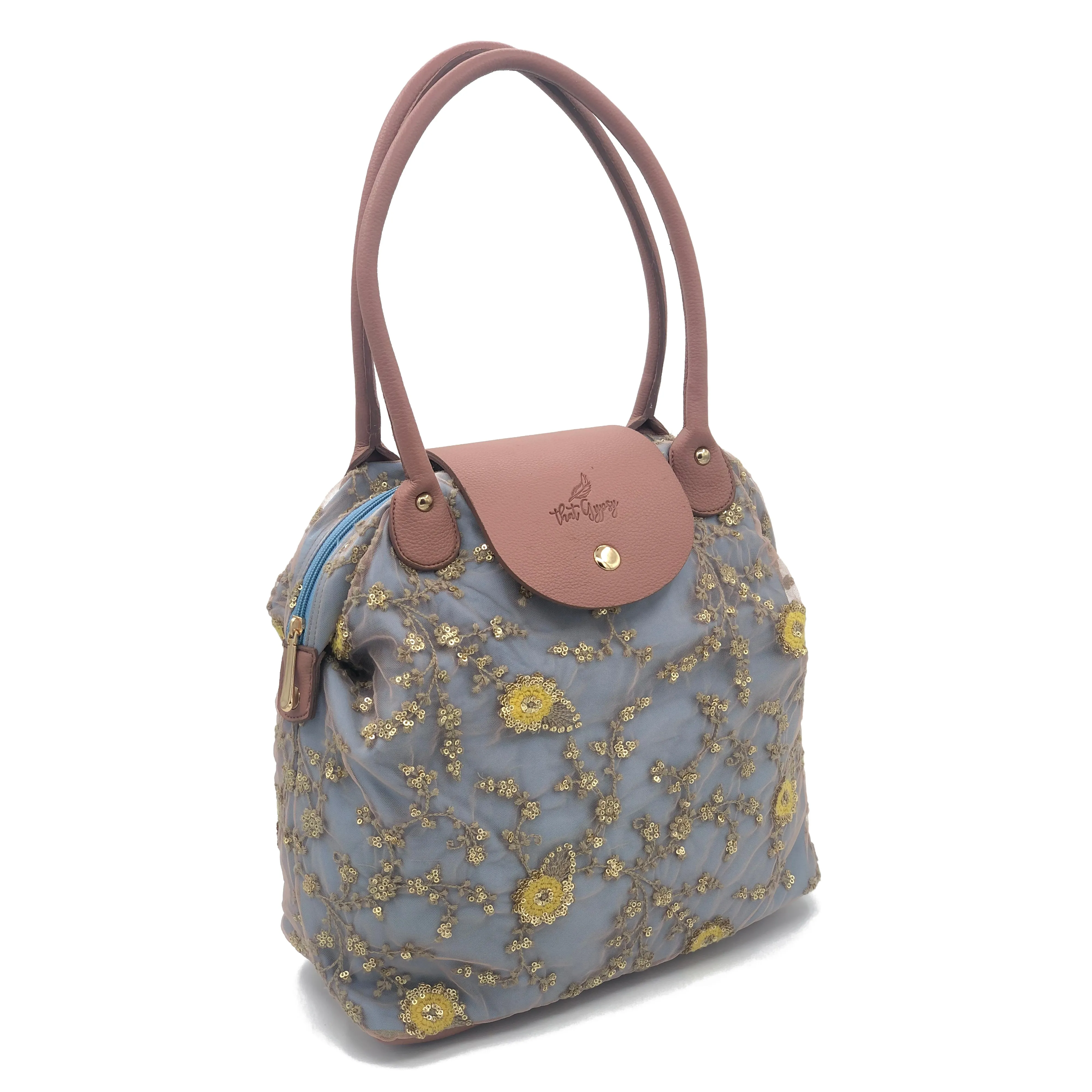Sky Blue Haven | Lace Bag