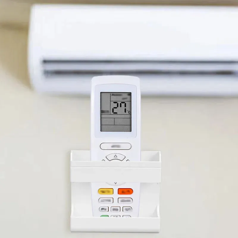 SmartSpace- Multi-Functional Wall-Mounted Organizer for Remote Controls & Phones